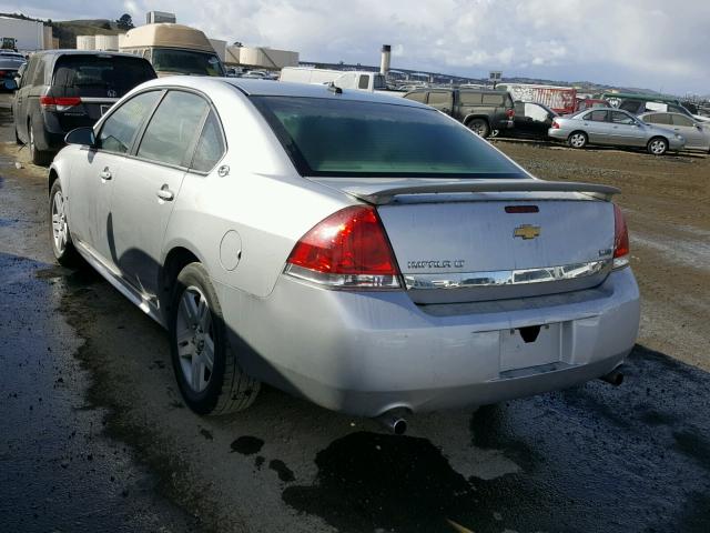 2G1WC57MX91325207 - 2009 CHEVROLET IMPALA 2LT BLUE photo 3