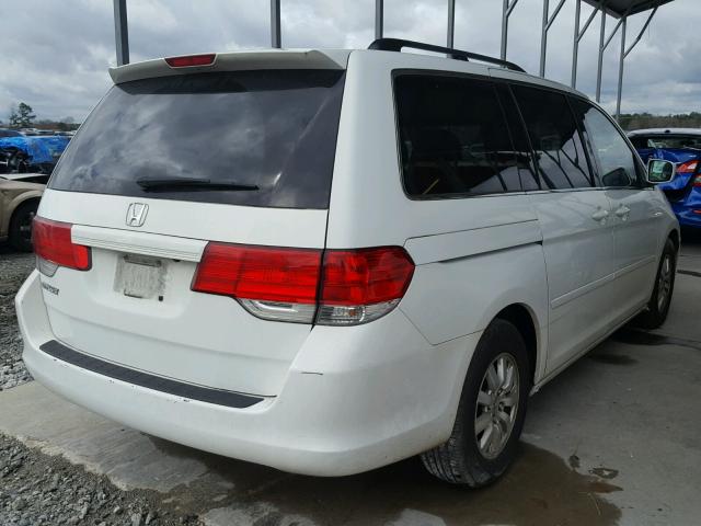 5FNRL3H61AB111068 - 2010 HONDA ODYSSEY EX WHITE photo 4