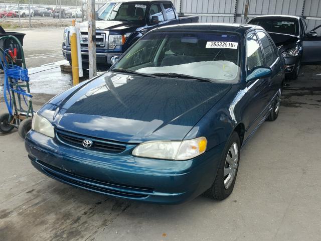 2T1BR18E9WC046011 - 1998 TOYOTA COROLLA VE BLUE photo 2