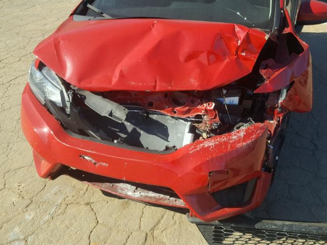 3HGGK5H59FM760098 - 2015 HONDA FIT LX RED photo 9