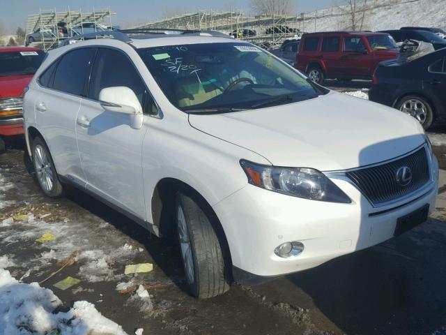 JTJBC1BA5B2419316 - 2011 LEXUS RX 450 WHITE photo 1