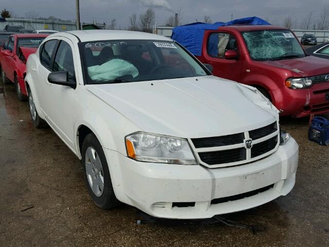 1B3CC4FB7AN168177 - 2010 DODGE AVENGER SX WHITE photo 1