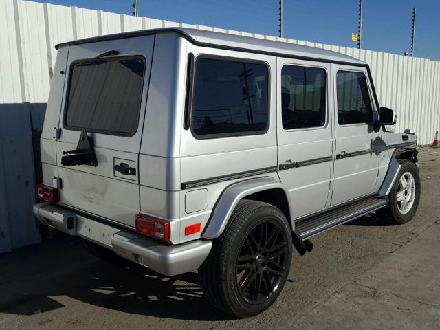 WDCYR49E63X141840 - 2003 MERCEDES-BENZ G 500 SILVER photo 4