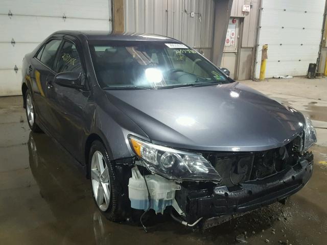 4T1BF1FK4EU420572 - 2014 TOYOTA CAMRY L GRAY photo 1