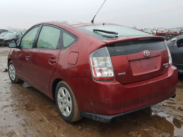 JTDKB20U257052150 - 2005 TOYOTA PRIUS BURGUNDY photo 3