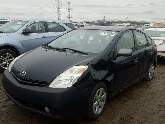 JTDKB20U153049117 - 2005 TOYOTA PRIUS BLACK photo 2