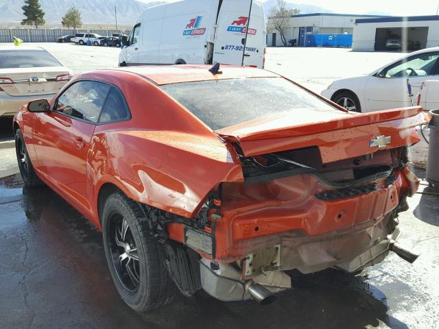 2G1FA1E31C9140819 - 2012 CHEVROLET CAMARO LS ORANGE photo 3