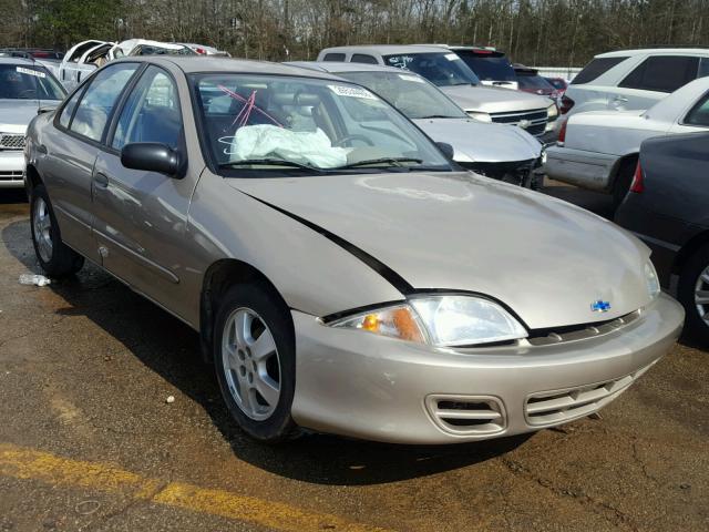 1G1JF52T817165870 - 2001 CHEVROLET CAVALIER L GOLD photo 1