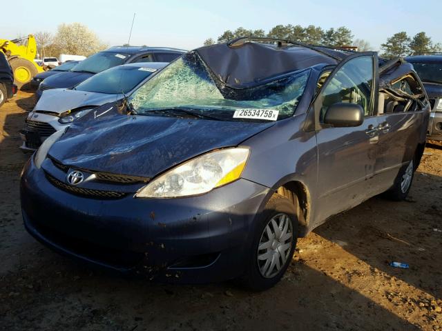 5TDZA23C26S426638 - 2006 TOYOTA SIENNA CE BLUE photo 2