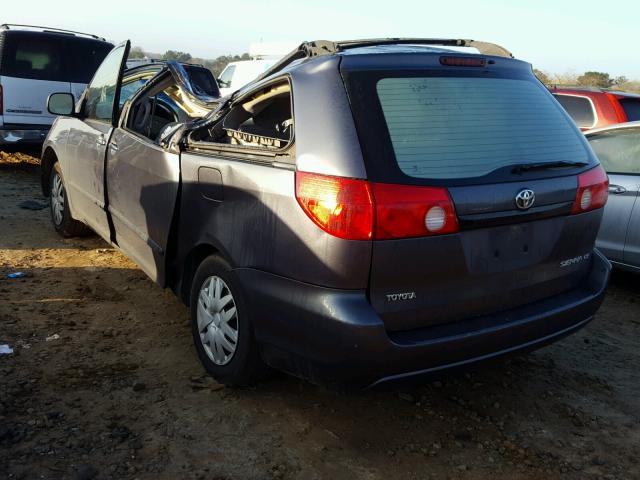 5TDZA23C26S426638 - 2006 TOYOTA SIENNA CE BLUE photo 3