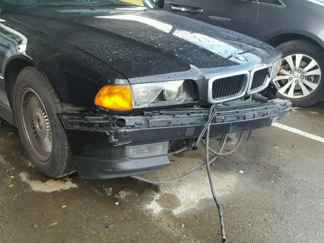 WBAGJ8329TDL39518 - 1996 BMW 740 IL BLACK photo 9