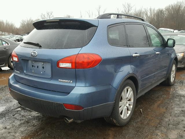 4S4WX97D184400085 - 2008 SUBARU TRIBECA LI 蓝色 照片 4