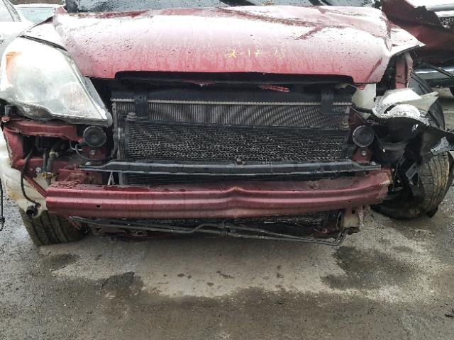 5J6RE48317L013888 - 2007 HONDA CR-V LX RED photo 7