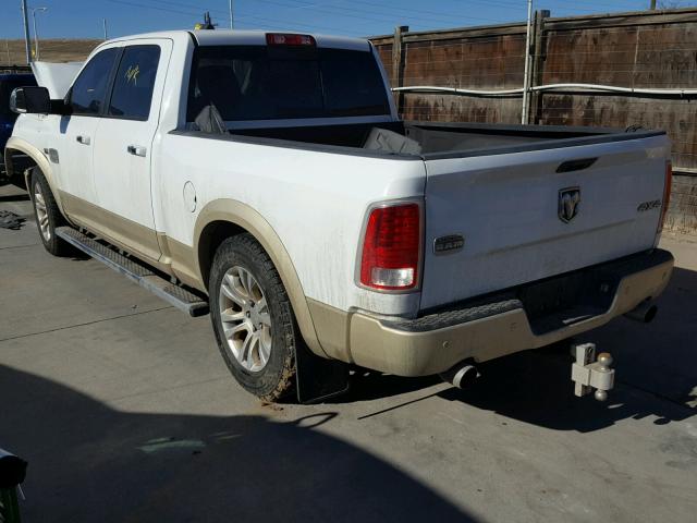 1C6RR7WT9ES186552 - 2014 RAM 1500 LONGH WHITE photo 3