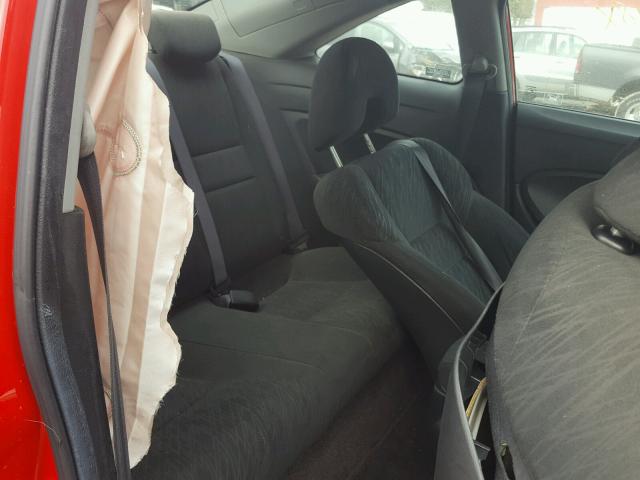 2HGFG12856H564246 - 2006 HONDA CIVIC EX წითელი ფოტო 6