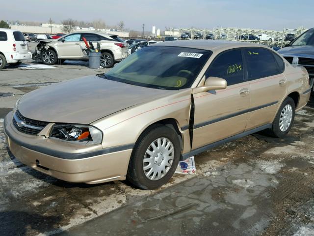 2G1WF55K6Y9324872 - 2000 CHEVROLET IMPALA GOLD photo 2