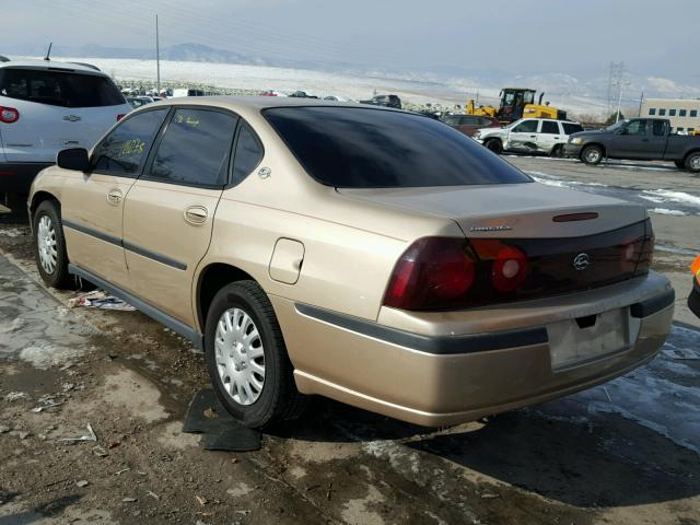 2G1WF55K6Y9324872 - 2000 CHEVROLET IMPALA GOLD photo 3