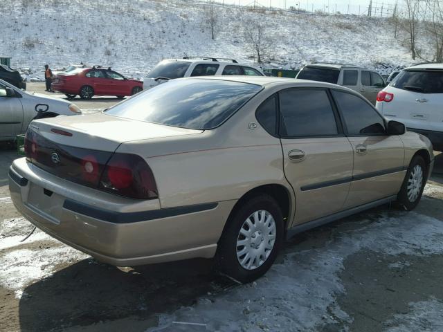 2G1WF55K6Y9324872 - 2000 CHEVROLET IMPALA 金色 照片 4