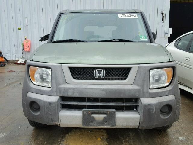 5J6YH28584L033883 - 2004 HONDA ELEMENT EX GREEN photo 9