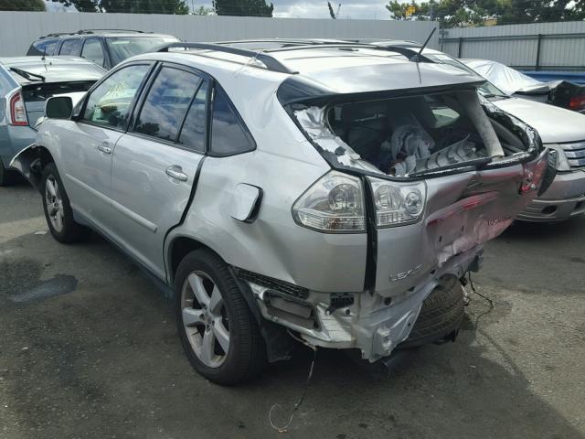 2T2HK31U58C064208 - 2008 LEXUS RX 350 SILVER photo 3