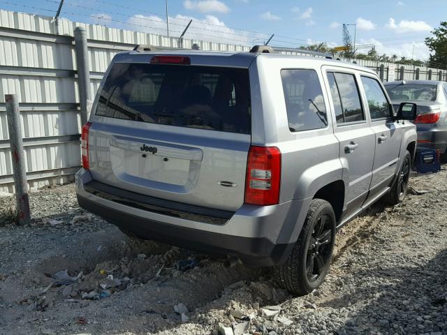 1C4NJPBA5FD371867 - 2015 JEEP PATRIOT SP SILVER photo 4