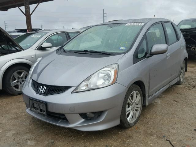 JHMGE87489S012016 - 2009 HONDA FIT SPORT GRAY photo 2