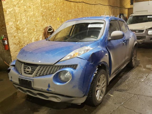 JN8AF5MVXBT019909 - 2011 NISSAN JUKE S BLUE photo 2