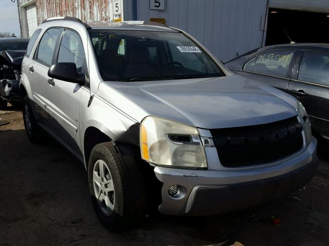 2CNDL13F766088670 - 2006 CHEVROLET EQUINOX LS SILVER photo 1