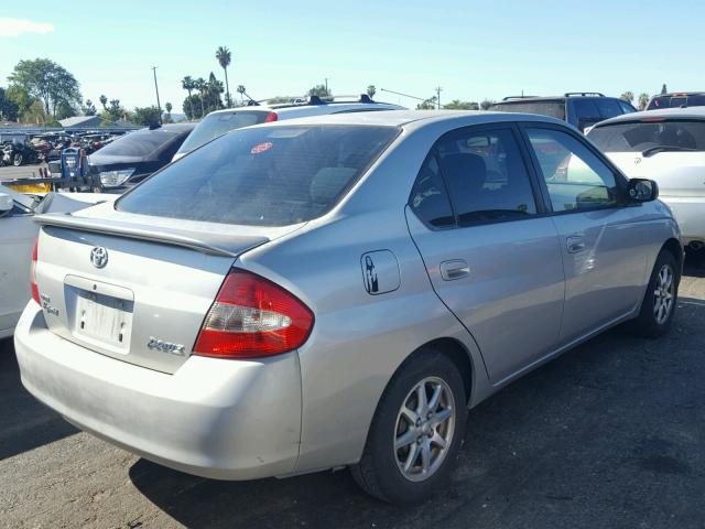 JT2BK18U930073266 - 2003 TOYOTA PRIUS SILVER photo 4