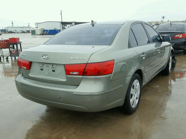 5NPET46C19H459866 - 2009 HYUNDAI SONATA GLS GREEN photo 4