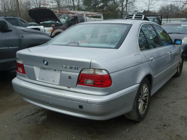 WBADT63453CK44494 - 2003 BMW 530 I AUTO SILVER photo 4