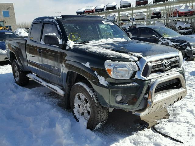 5TFUU4ENXCX027204 - 2012 TOYOTA TACOMA GREEN photo 1