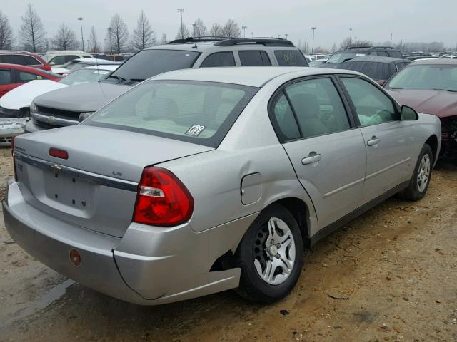 1G1ZS51F96F263054 - 2006 CHEVROLET MALIBU LS 银色 照片 4