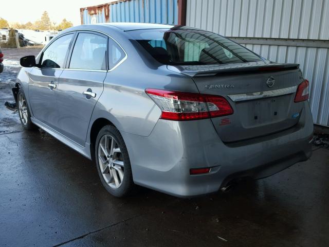 3N1AB7AP4DL738026 - 2013 NISSAN SENTRA SR GRAY photo 3