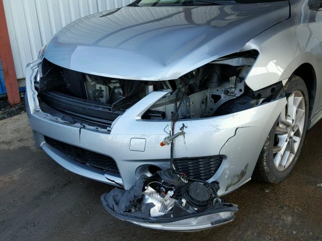 3N1AB7AP4DL738026 - 2013 NISSAN SENTRA SR GRAY photo 9