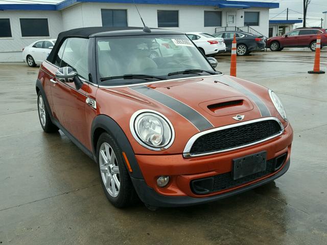 WMWZP3C59DT550777 - 2013 MINI COOPER S ORANGE photo 1