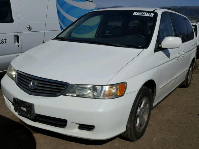 2HKRL18681H554212 - 2001 HONDA ODYSSEY EX WHITE photo 2