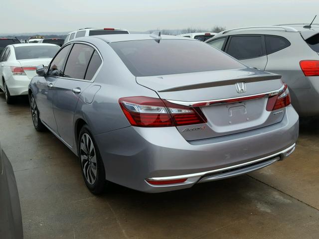 JHMCR6F33HC019786 - 2017 HONDA ACCORD HYB GRAY photo 3