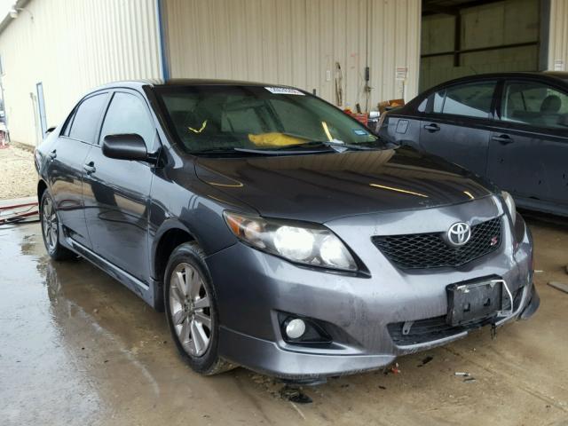 2T1BU4EE6AC523832 - 2010 TOYOTA COROLLA BA GRAY photo 1