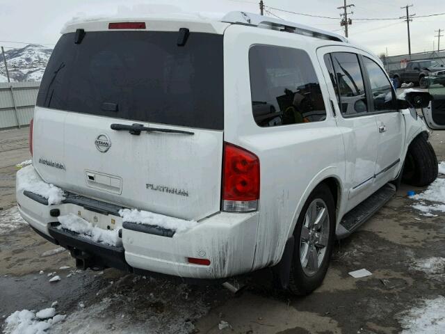 5N1AA0NC6CN600531 - 2012 NISSAN ARMADA SV WHITE photo 4