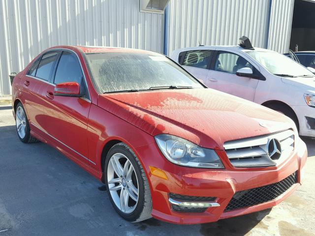 WDDGF4HB6DR282713 - 2013 MERCEDES-BENZ C 250 RED photo 1