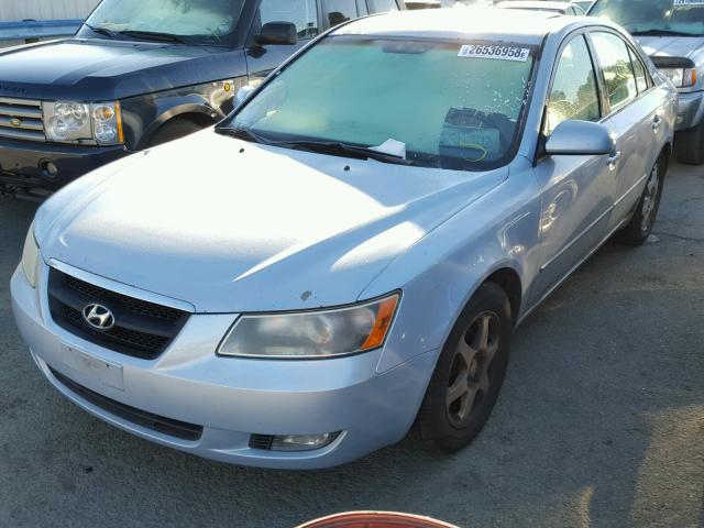 5NPEU46F67H162838 - 2007 HYUNDAI SONATA SE SILVER photo 2