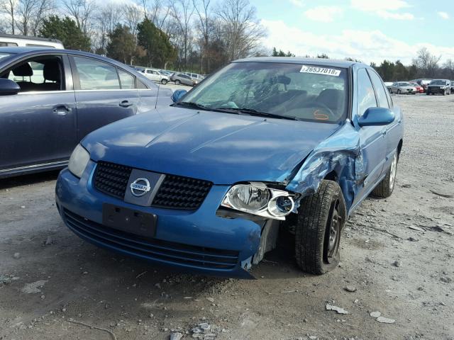 3N1CB51D24L870981 - 2004 NISSAN SENTRA 1.8 BLUE photo 2