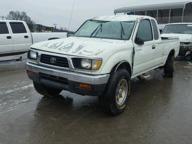 4TAWN72N3TZ158096 - 1996 TOYOTA TACOMA XTR WHITE photo 2