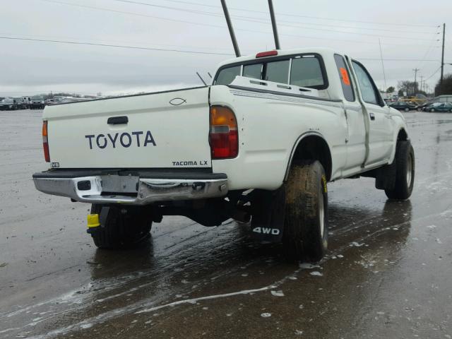 4TAWN72N3TZ158096 - 1996 TOYOTA TACOMA XTR WHITE photo 4