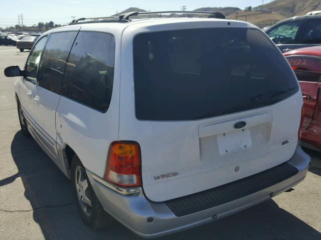 2FMZA5343YBC49690 - 2000 FORD WINDSTAR S WHITE photo 3