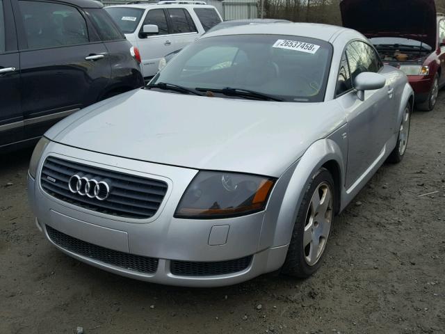 TRUWT28N411016426 - 2001 AUDI TT QUATTRO SILVER photo 2