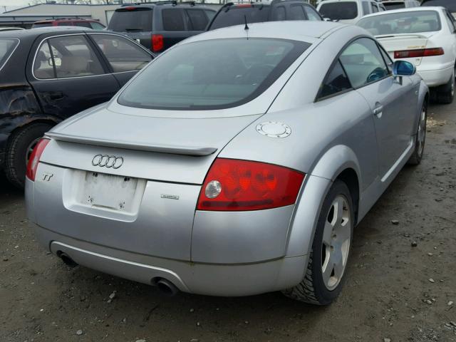 TRUWT28N411016426 - 2001 AUDI TT QUATTRO SILVER photo 4