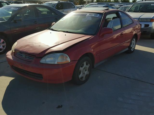 1HGEJ8146WL094638 - 1998 HONDA CIVIC EX RED photo 2