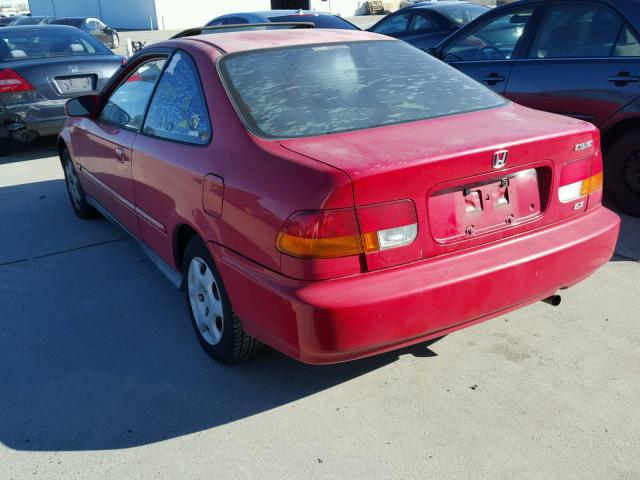 1HGEJ8146WL094638 - 1998 HONDA CIVIC EX RED photo 3